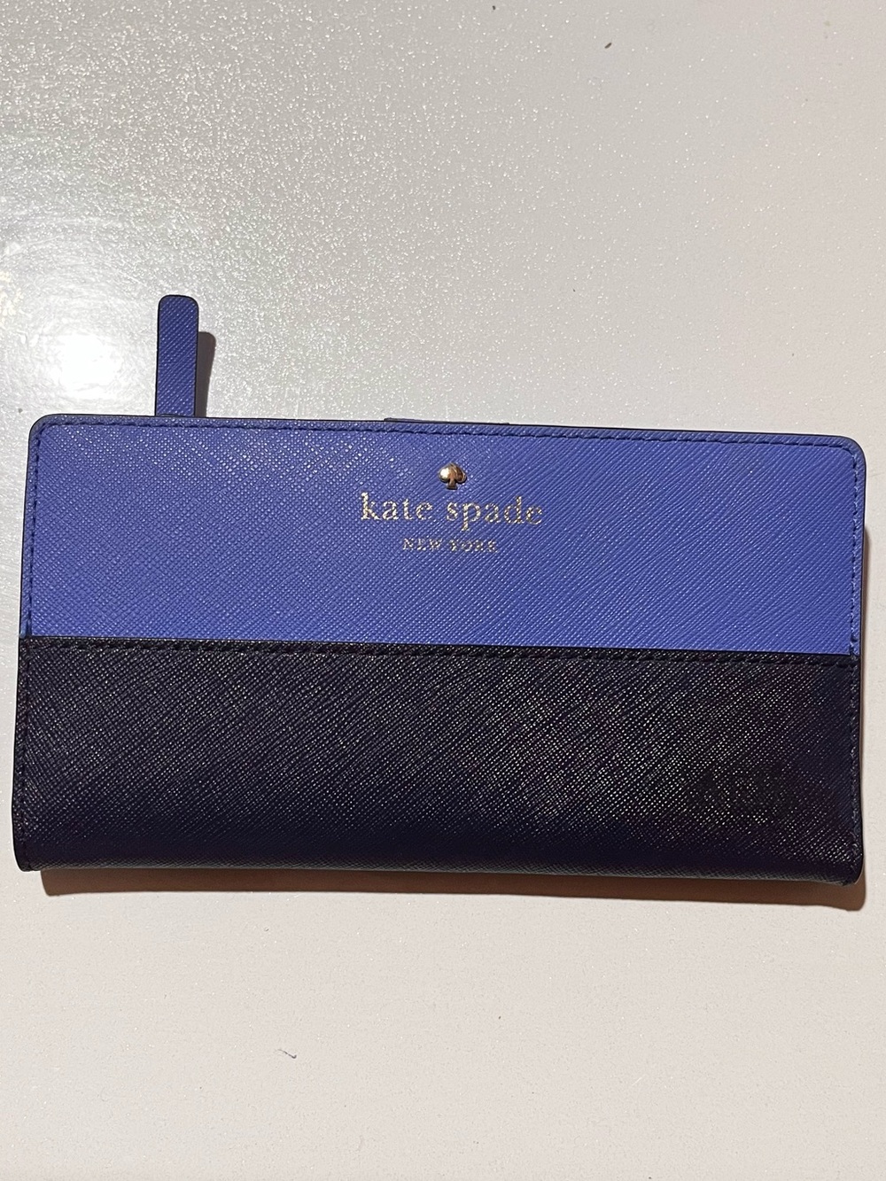 Kate Spade Blue Wallet Colorblock Rehab
